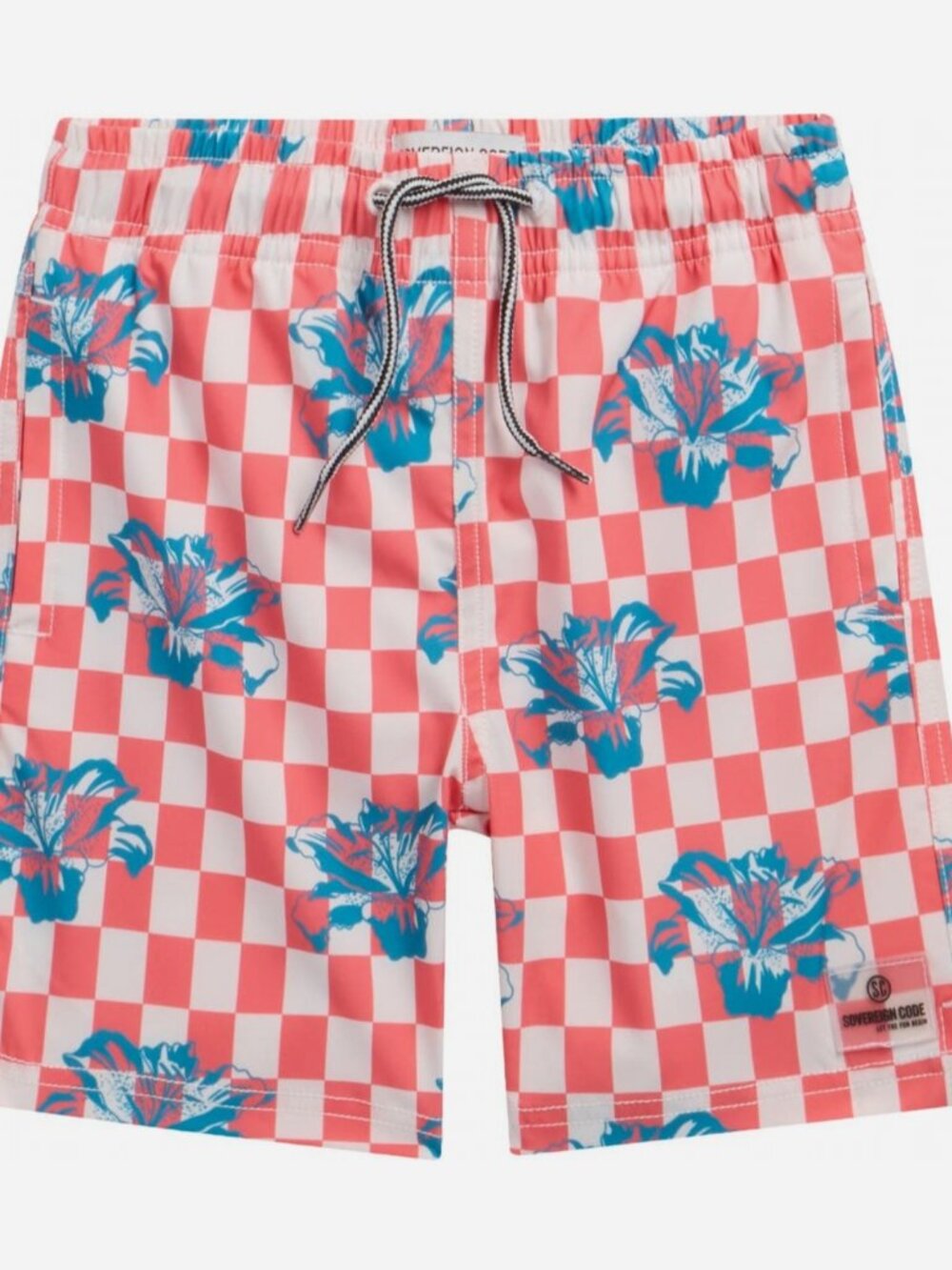 Sovereign Code Kids Session Swim Shorts Floral Size 2T NWT